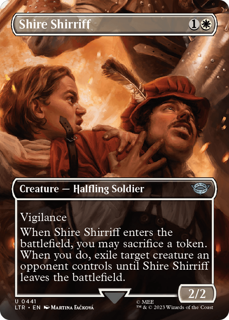 Shire Shirriff (Borderless Alternate Art) [The Lord of the Rings: Tales of Middle-Earth] - Emmett's ToyStop