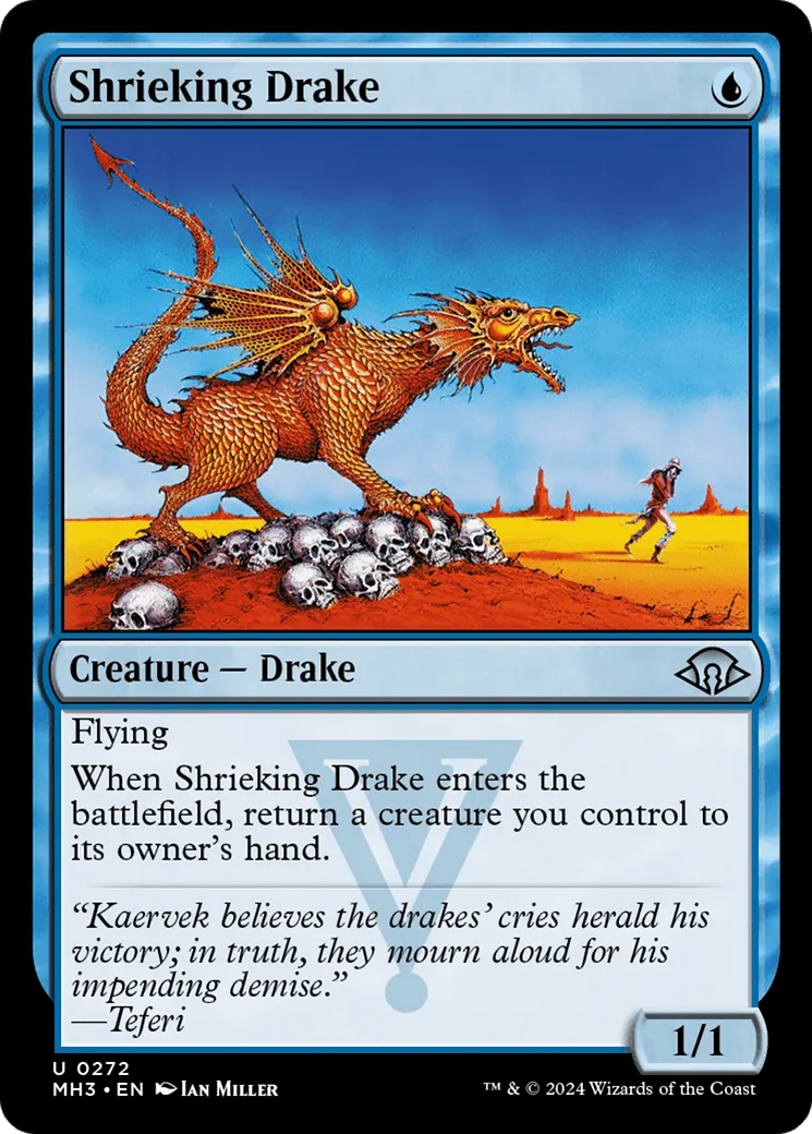 Shrieking Drake (MH3-272) - [Modern Horizons 3] - Emmett's ToyStop