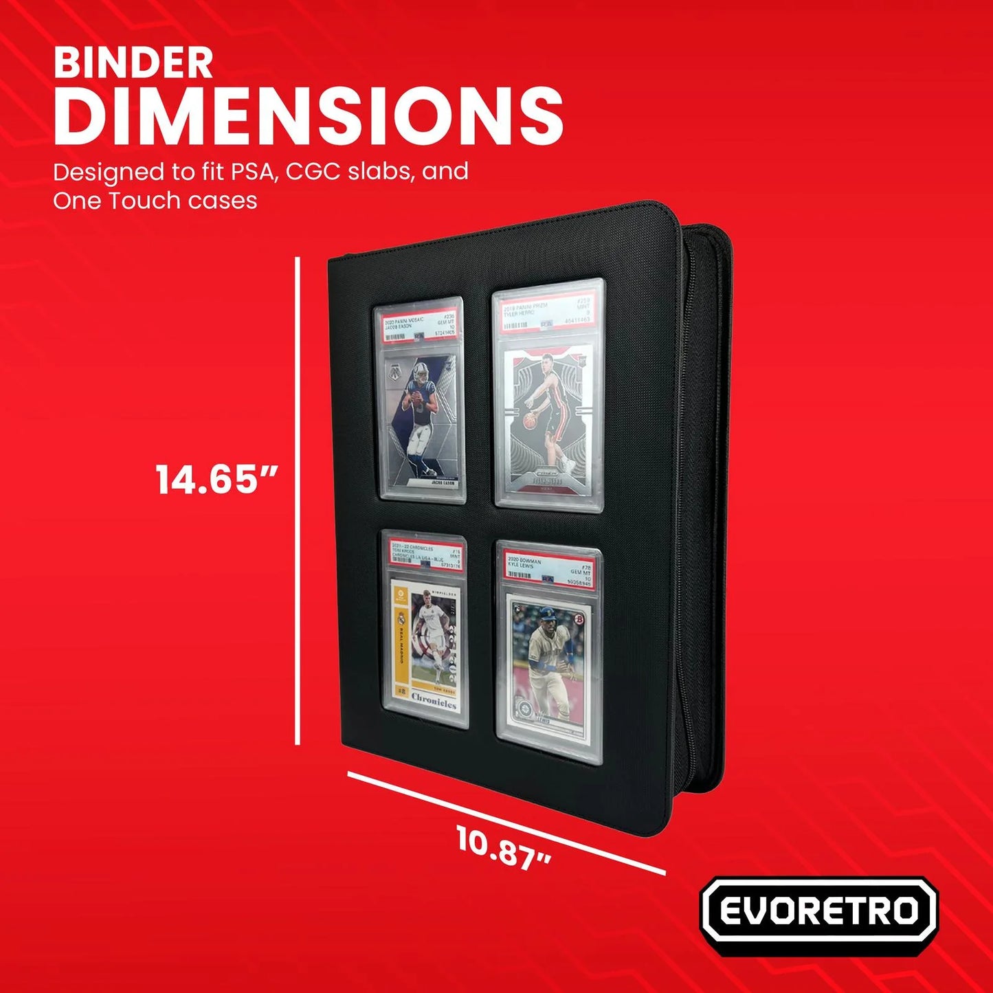 EVORETRO Slab Binder for Graded Cards