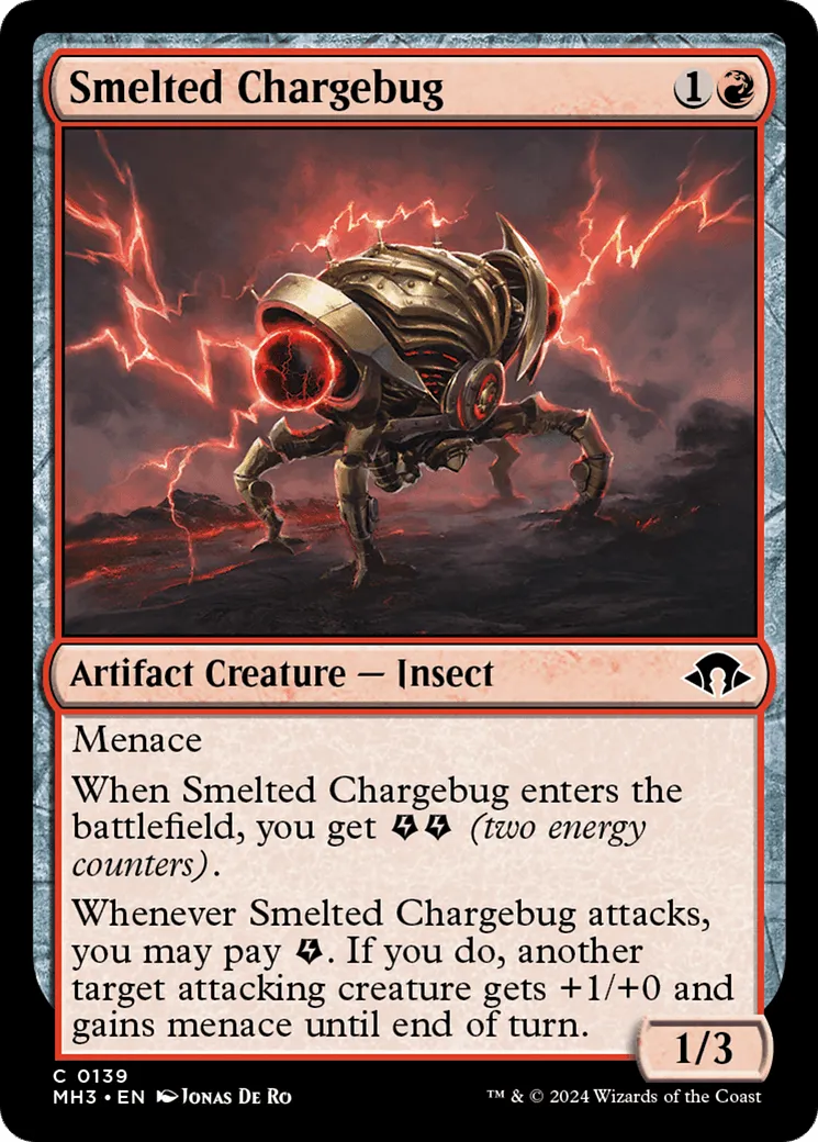 Smelted Chargebug (MH3-139) - [Modern Horizons 3] - Emmett's ToyStop