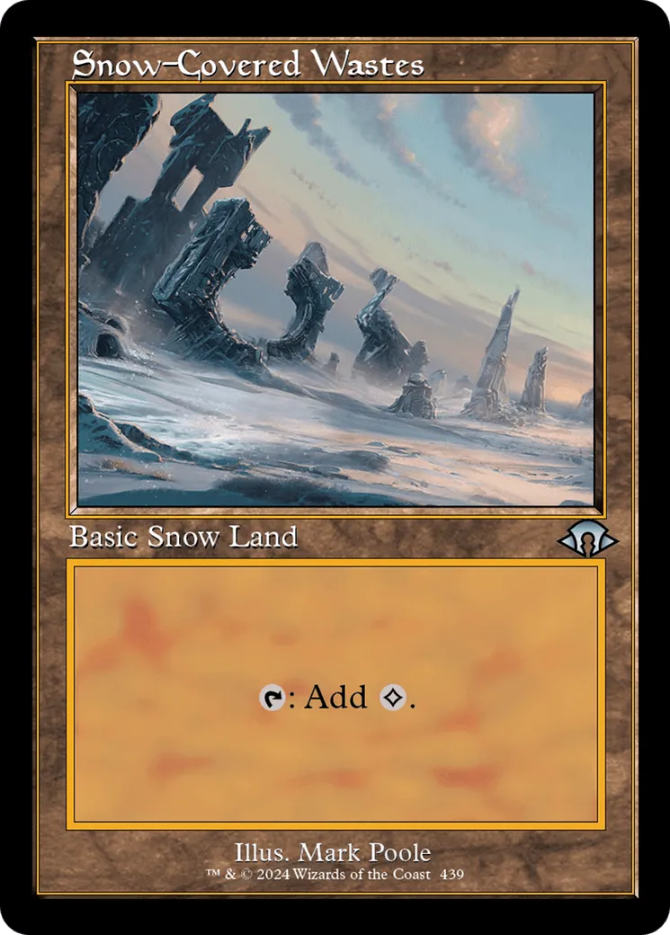 Snow-Covered Wastes (MH3-439) - [Modern Horizons 3] Foil - Emmett's ToyStop