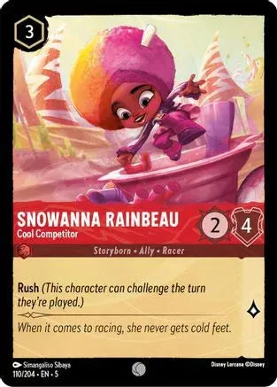 Snowanna Rainbeau - Cool Competitor (110/204) Cold Foil - Shimmering Skies - Emmett's ToyStop