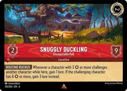 Snuggly Duckling - Disreputable Pub (135/204) Cold Foil - Ursulas Return - Emmett's ToyStop