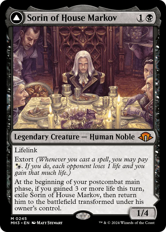 Sorin of House Markov // Sorin, Ravenous Neonate (MH3-245) - [Modern Horizons 3] Foil - Emmett's ToyStop