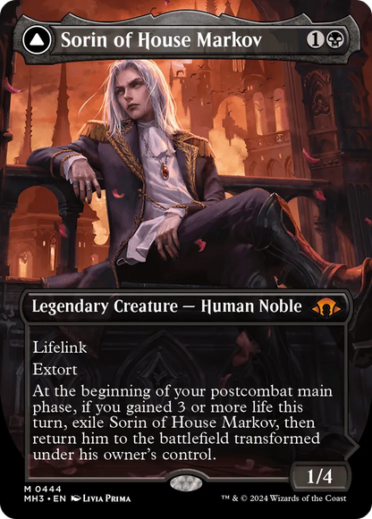 Sorin of House Markov // Sorin, Ravenous Neonate (MH3-444) - [Modern Horizons 3] (Borderless) - Emmett's ToyStop