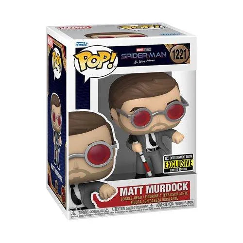 Spider-Man: No Way Home Matt Murdock with Brick Pop! Vinyl Figure - Entertainment Earth Exclusive - Emmett's ToyStop