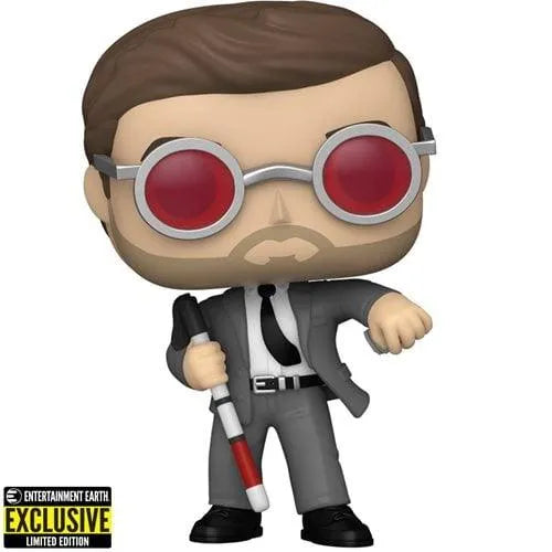 Spider-Man: No Way Home Matt Murdock with Brick Pop! Vinyl Figure - Entertainment Earth Exclusive - Emmett's ToyStop