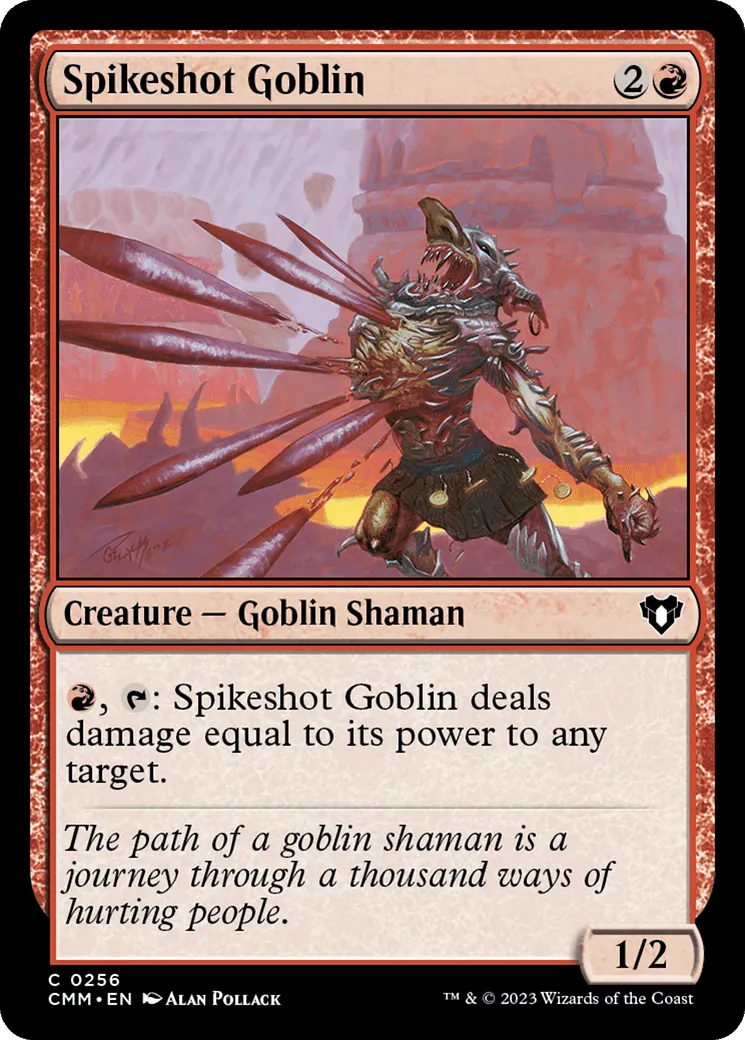 Spikeshot Goblin [Commander Masters] - Emmett's ToyStop