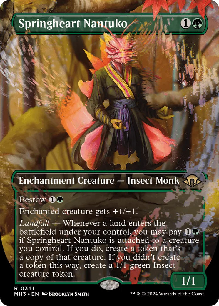 Springheart Nantuko (MH3-341) - [Modern Horizons 3] (Borderless) - Emmett's ToyStop