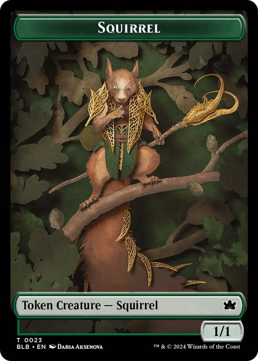 Squirrel (TBLB-023) - [Bloomburrow Tokens] - Emmett's ToyStop