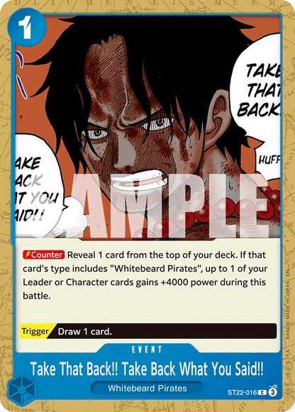 One Piece Starter Deck ST22 (Ace & Newgate)