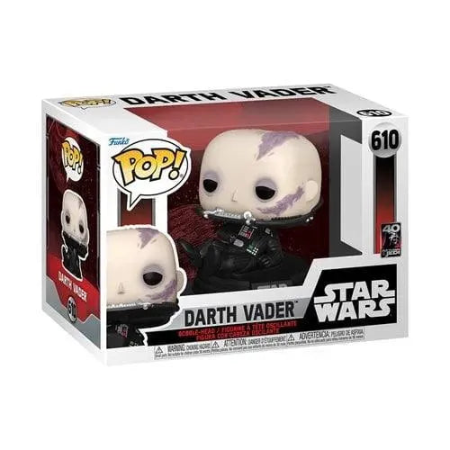 Star Wars: Return of the Jedi 40th Anniversary Darth Vader (Unmasked) Funko Pop! Vinyl Figure #610 - Emmett's ToyStop