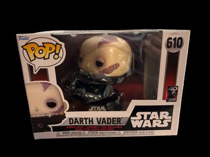 Star Wars: Return of the Jedi 40th Anniversary Darth Vader (Unmasked) Funko Pop! Vinyl Figure #610 - Emmett's ToyStop