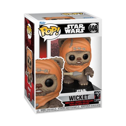 Star Wars: Return of the Jedi 40th Anniversary Wicket Funko Pop! Vinyl Figure - Emmett's ToyStop