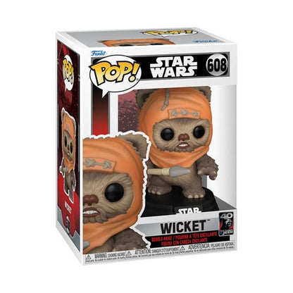 Star Wars: Return of the Jedi 40th Anniversary Wicket Funko Pop! Vinyl Figure - Emmett's ToyStop