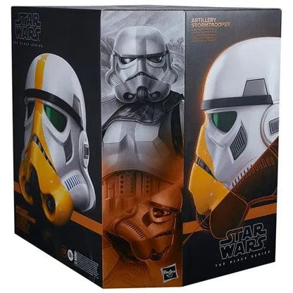 Star Wars: The Black Series - The Mandalorian Artillery Stormtrooper Premium Electronic Helmet - Emmett's ToyStop