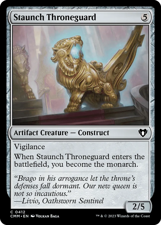 Staunch Throneguard [Commander Masters] - Emmett's ToyStop