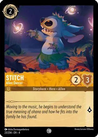 Stitch - Alien Dancer (23/204) Cold Foil - Ursulas Return - Emmett's ToyStop