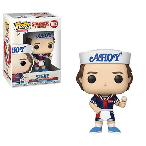 Stranger Things Steve w/ Hat and Ice Cream Funko Pop! Vinyl Figure - Emmett's ToyStop