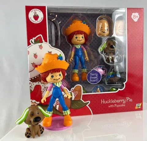 Strawberry Shortcake Wave 1 Huckleberry Pie and Pupcake Action Figure - Emmett's ToyStop