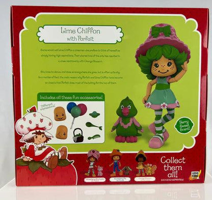 Strawberry Shortcake Wave 1 Lime Chiffon Parfait Parrot and Action Figure - Emmett's ToyStop