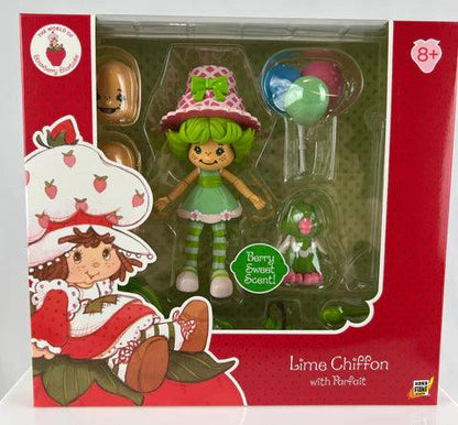 Strawberry Shortcake Wave 1 Lime Chiffon Parfait Parrot and Action Figure - Emmett's ToyStop