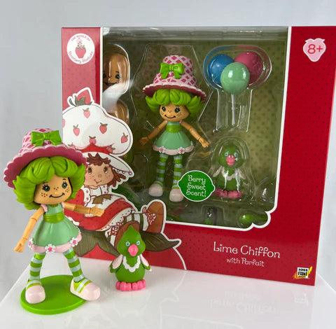 Strawberry Shortcake Wave 1 Lime Chiffon Parfait Parrot and Action Figure - Emmett's ToyStop