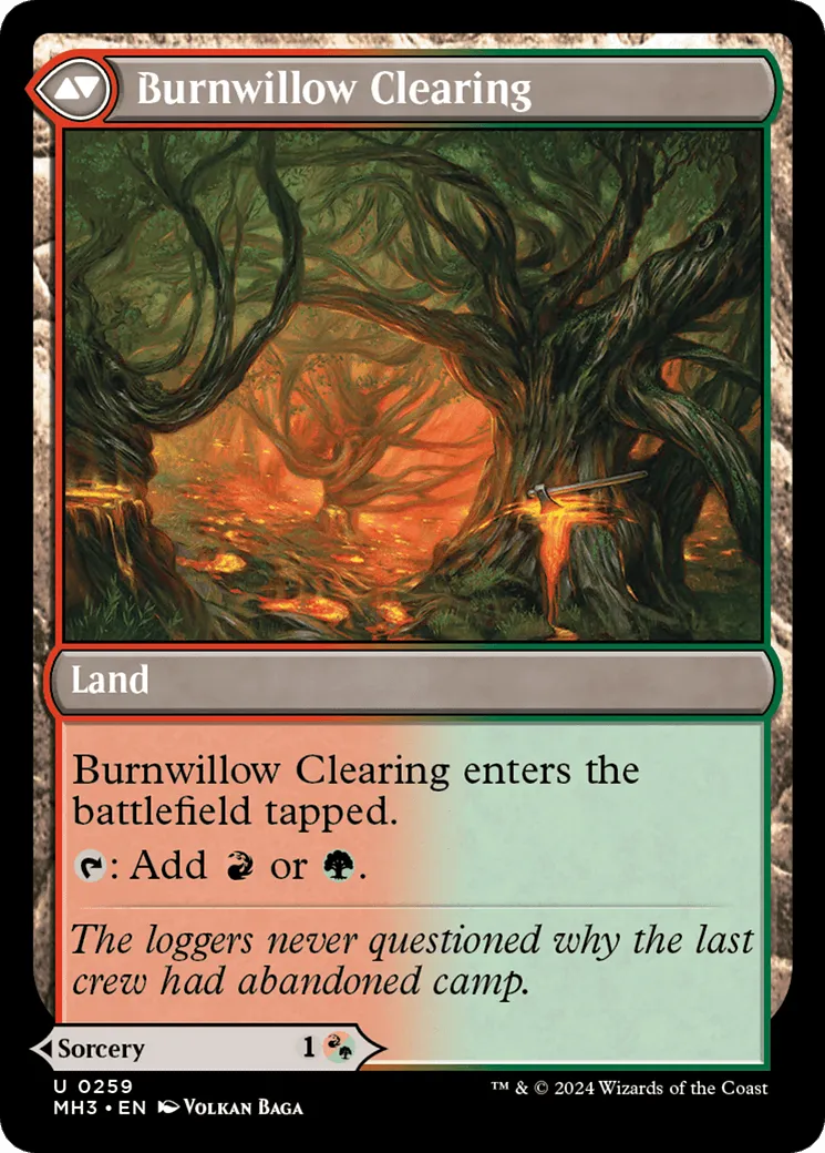 Stump Stomp // Burnwillow Clearing (MH3-259) - [Modern Horizons 3] Foil - Emmett's ToyStop