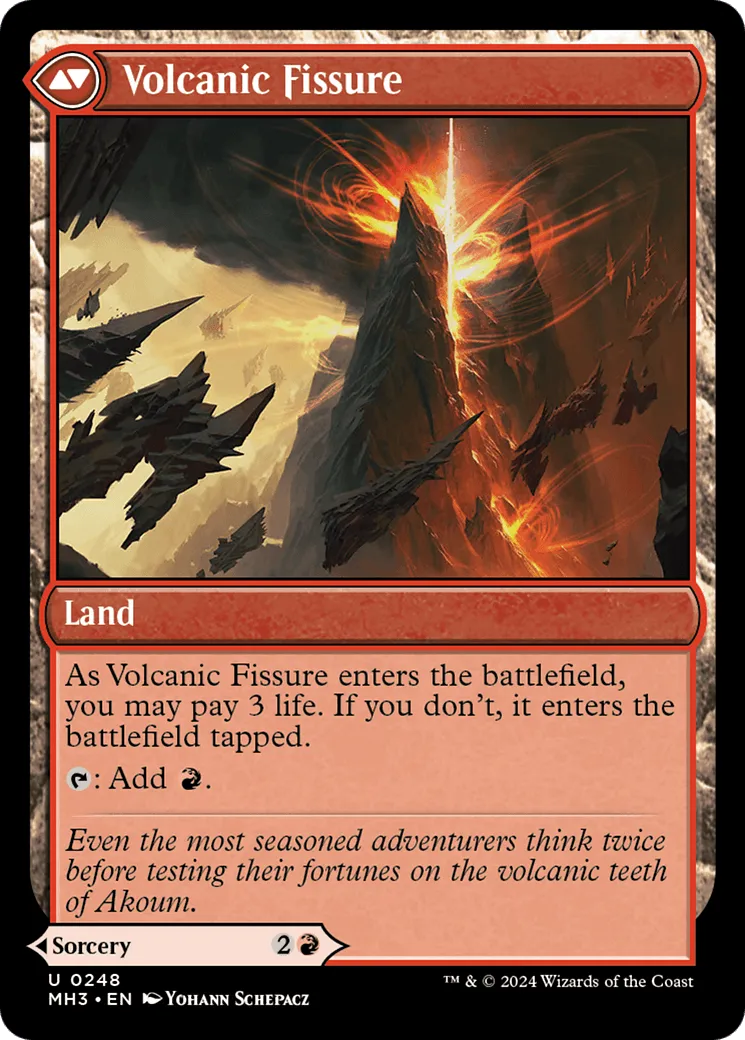 Sundering Eruption // Volcanic Fissure (MH3-248) - [Modern Horizons 3] - Emmett's ToyStop