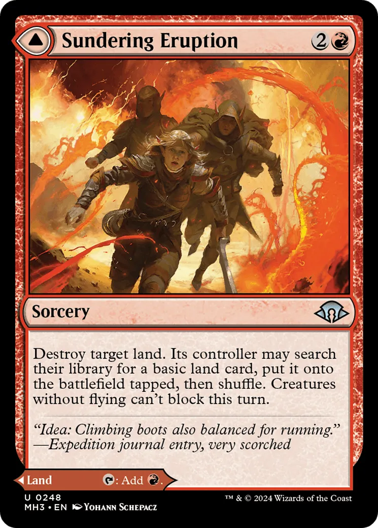 Sundering Eruption // Volcanic Fissure (MH3-248) - [Modern Horizons 3] - Emmett's ToyStop