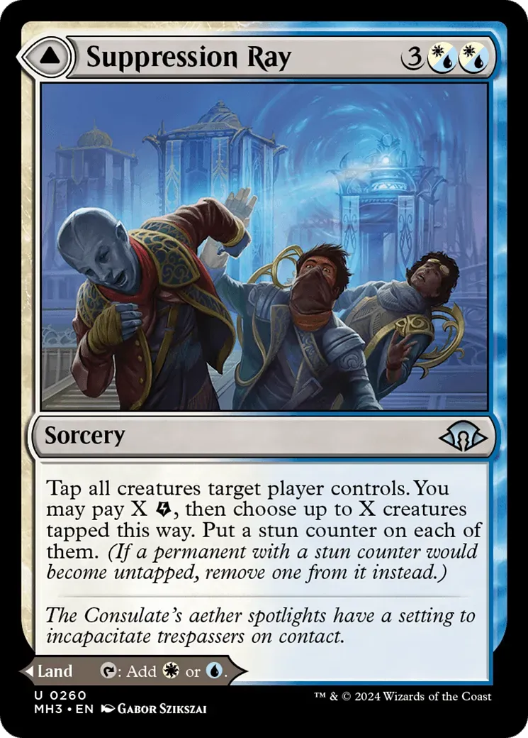 Suppression Ray // Orderly Plaza (MH3-260) - [Modern Horizons 3] Foil - Emmett's ToyStop