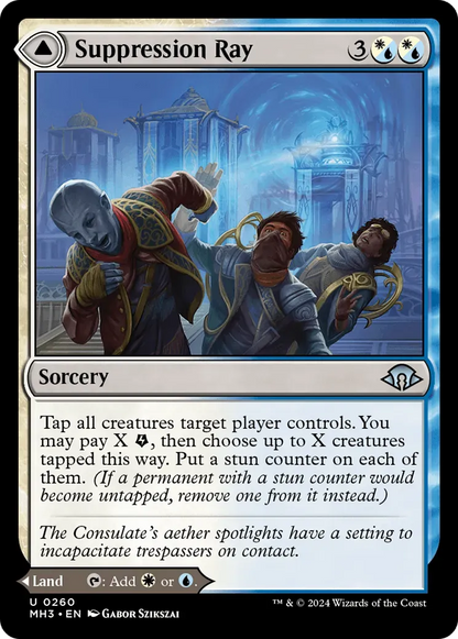 Suppression Ray // Orderly Plaza (MH3-260) - [Modern Horizons 3] Foil - Emmett's ToyStop