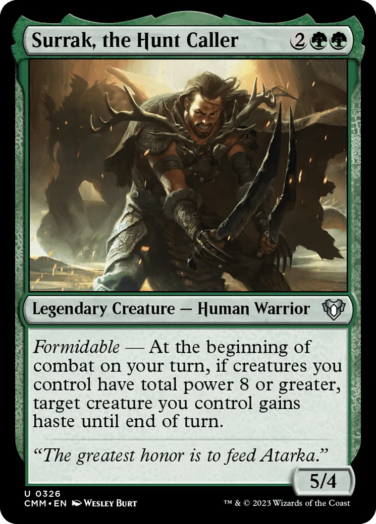 Surrak, the Hunt Caller [Commander Masters] - Emmett's ToyStop