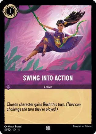 Swing into Action (62/204) Cold Foil - Ursulas Return - Emmett's ToyStop