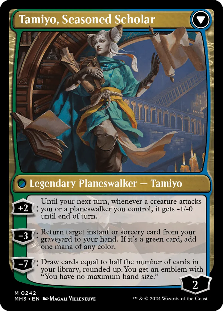 Tamiyo, Inquisitive Student // Tamiyo, Seasoned Scholar (MH3-242) - [Modern Horizons 3] - Emmett's ToyStop