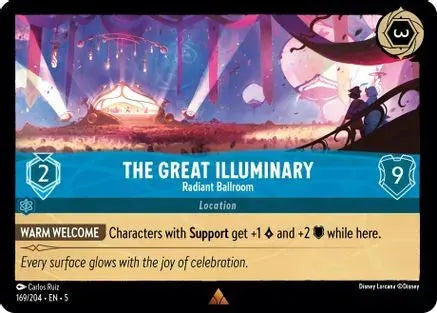 The Great Illuminary - Radiant Ballroom (169/204) Cold Foil - Shimmering Skies - Emmett's ToyStop