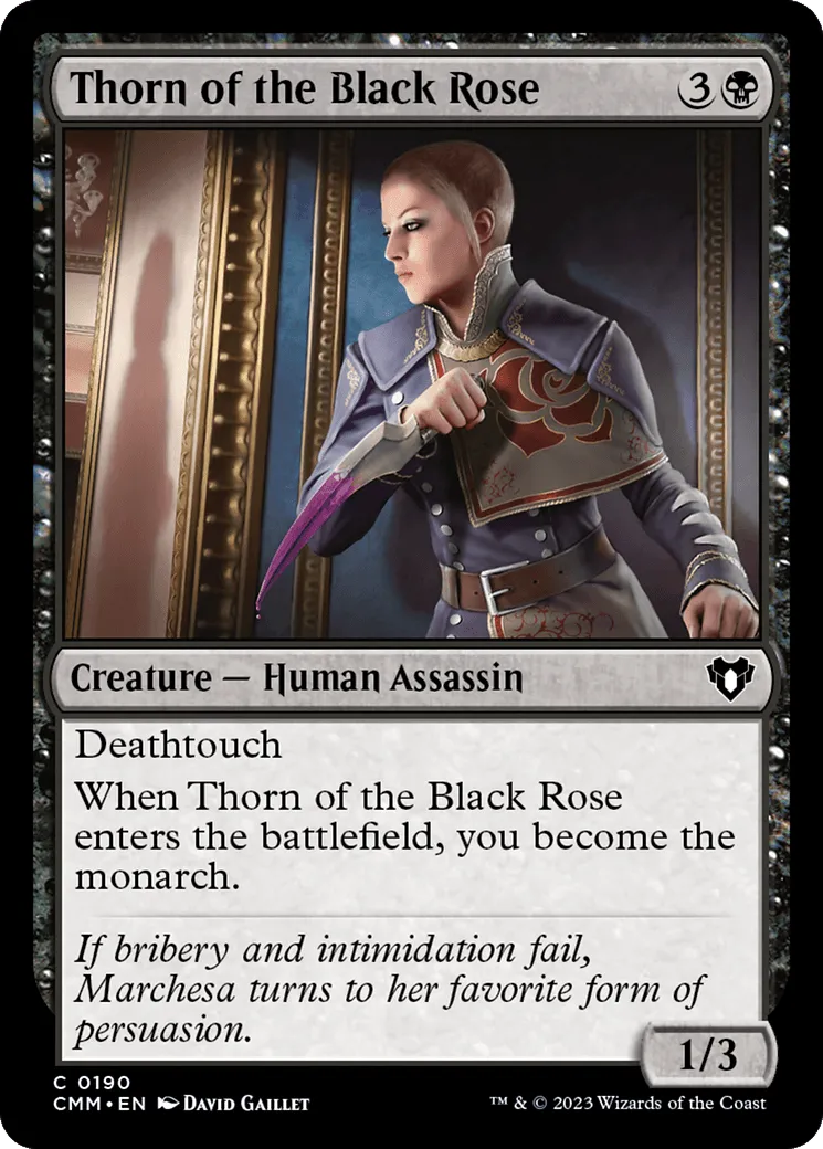 Thorn of the Black Rose [Commander Masters] - Emmett's ToyStop