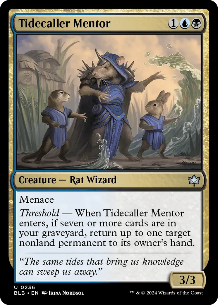 Tidecaller Mentor (BLB-236) - [Bloomburrow] - Emmett's ToyStop