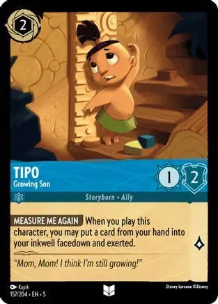 Tipo - Growing Son (157/204) Cold Foil - Shimmering Skies - Emmett's ToyStop