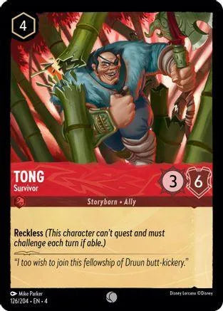 Tong - Survivor (126/204) Cold Foil - Ursulas Return - Emmett's ToyStop