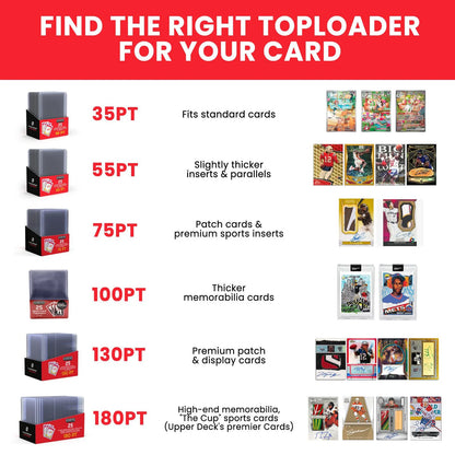 EVORETRO Toploaders 35pt (Pack of 25)