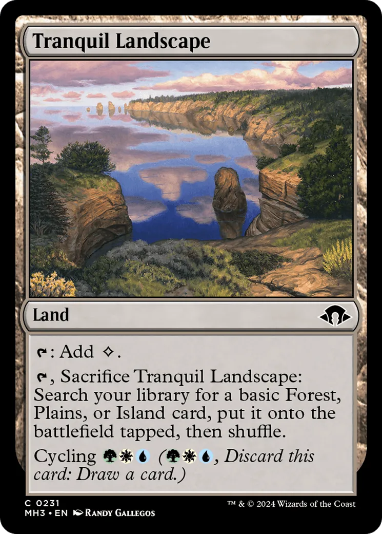 Tranquil Landscape (MH3-231) - [Modern Horizons 3] - Emmett's ToyStop