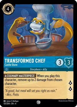 Transformed Chef - Castle Stove (157/204) Cold Foil - Ursulas Return - Emmett's ToyStop