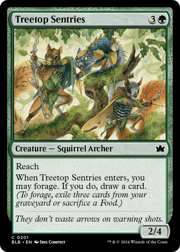 Treetop Sentries (BLB-201) - [Bloomburrow] Foil - Emmett's ToyStop