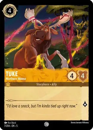 Tuke - Northern Moose (7/204) Cold Foil - Shimmering Skies - Emmett's ToyStop