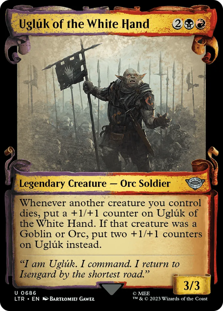 Ugluk of the White Hand [The Lord of the Rings: Tales of Middle-Earth Showcase Scrolls] - Emmett's ToyStop