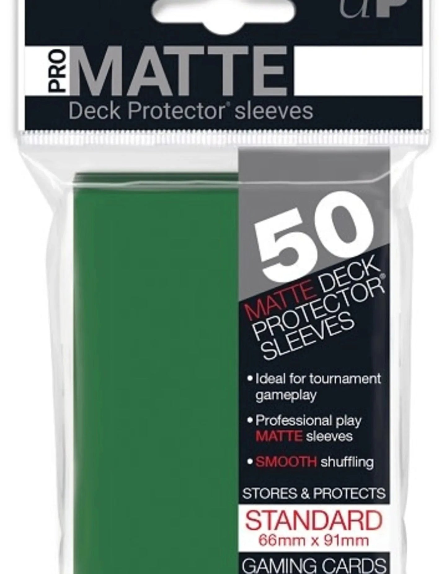 Ultra Pro 50CT Sleeves - GREEN - Emmett's ToyStop