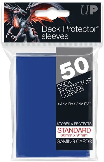 Ultra Pro | Pro-Gloss Blue Deck Protector Sleeves (50CT) - Emmett's ToyStop