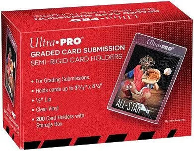 Ultra PRO | Semi-Rigid Card Holders (Grading Submission) (200ct) - Emmett's ToyStop