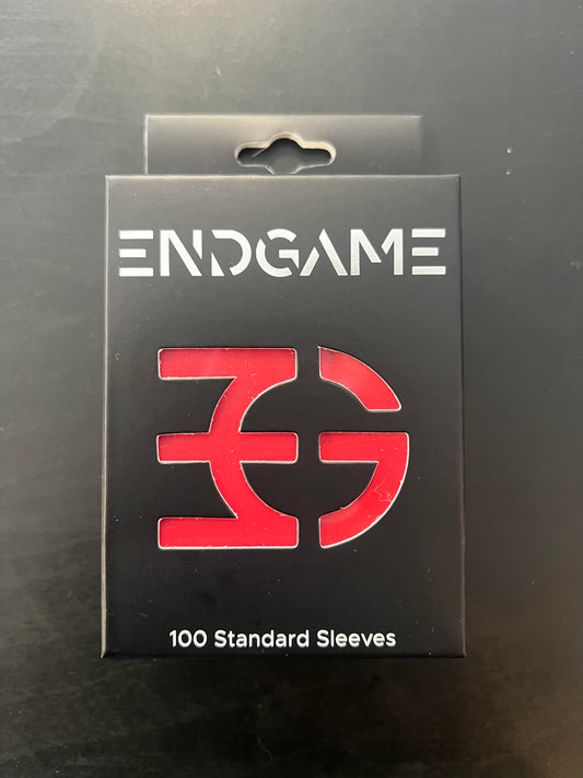 ENDGAME - 100ct Standard Size Sleeves - Poppy Red